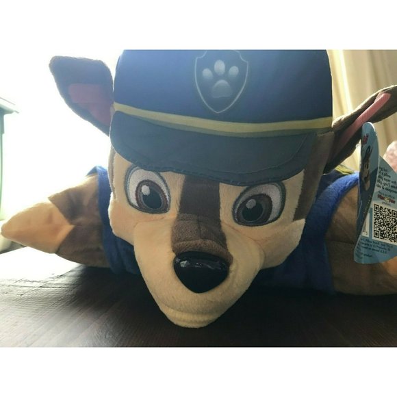 NEW Pillow Pet Paw Patrol Dog "Chase" 16" Blue - Picture 6 of 12